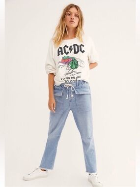 Free People We The Free City Slouch Jeans Size Small